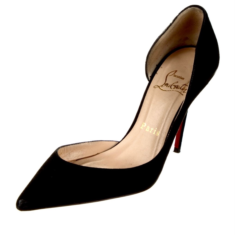 Christian Louboutin Suede Iriza D’Orsay Pump 35.5